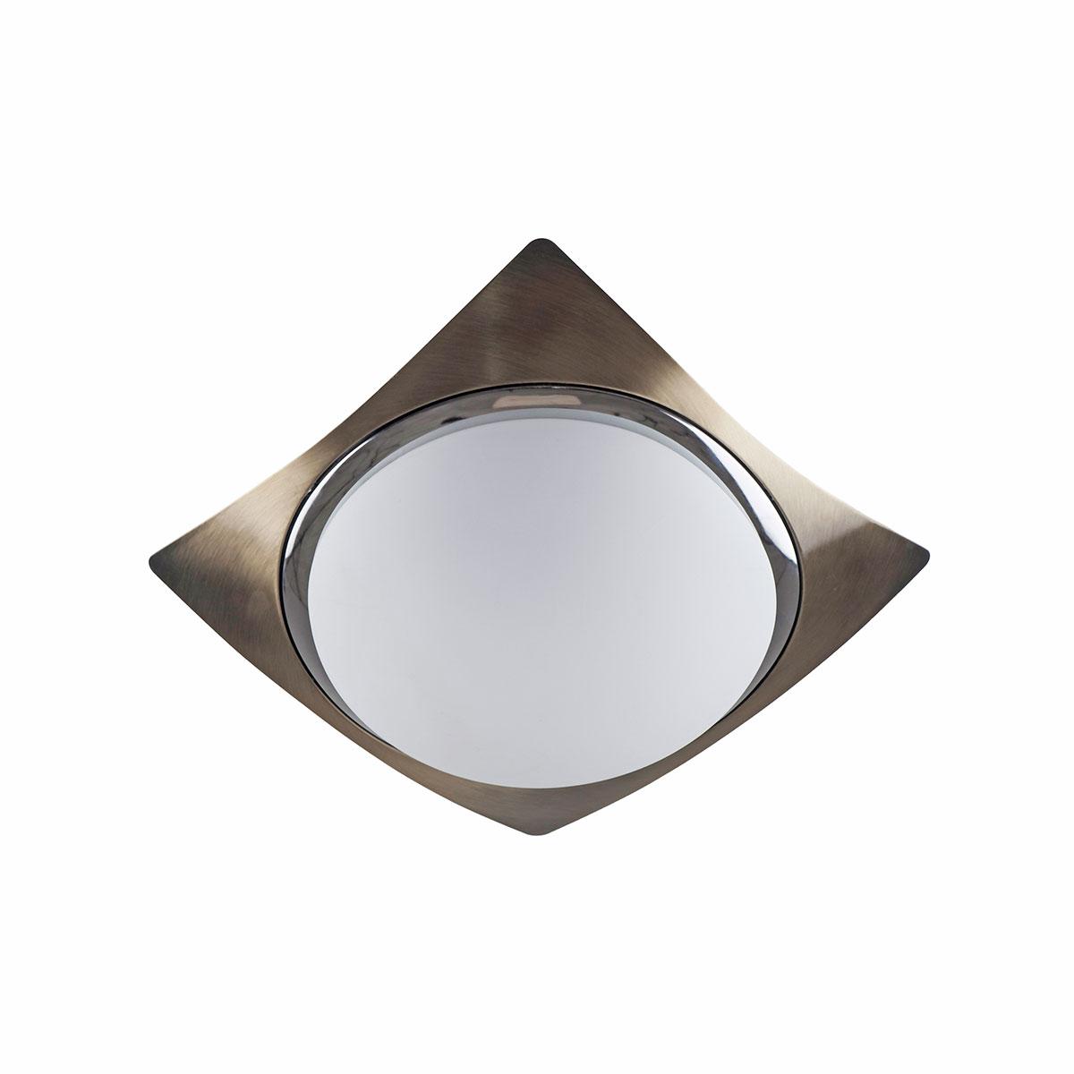 Потолочный светильник IDLamp Alessa 370/15PF-Oldbronze IDLAMP ALESSA 204523 Белый;бронза  - Вид №1