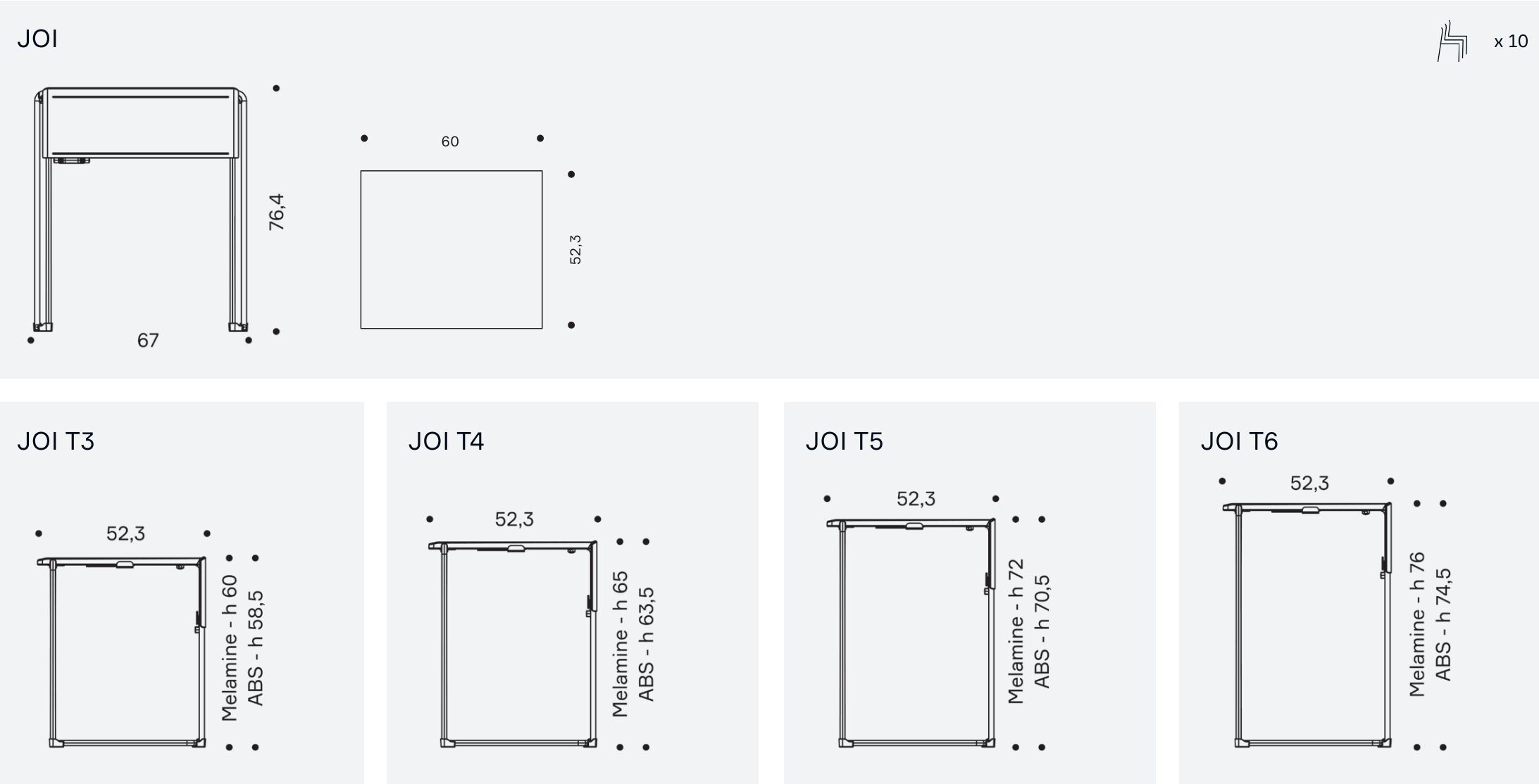 Штабелируемый стенд IBEBI Joi ARCH-00082799 - Вид №14