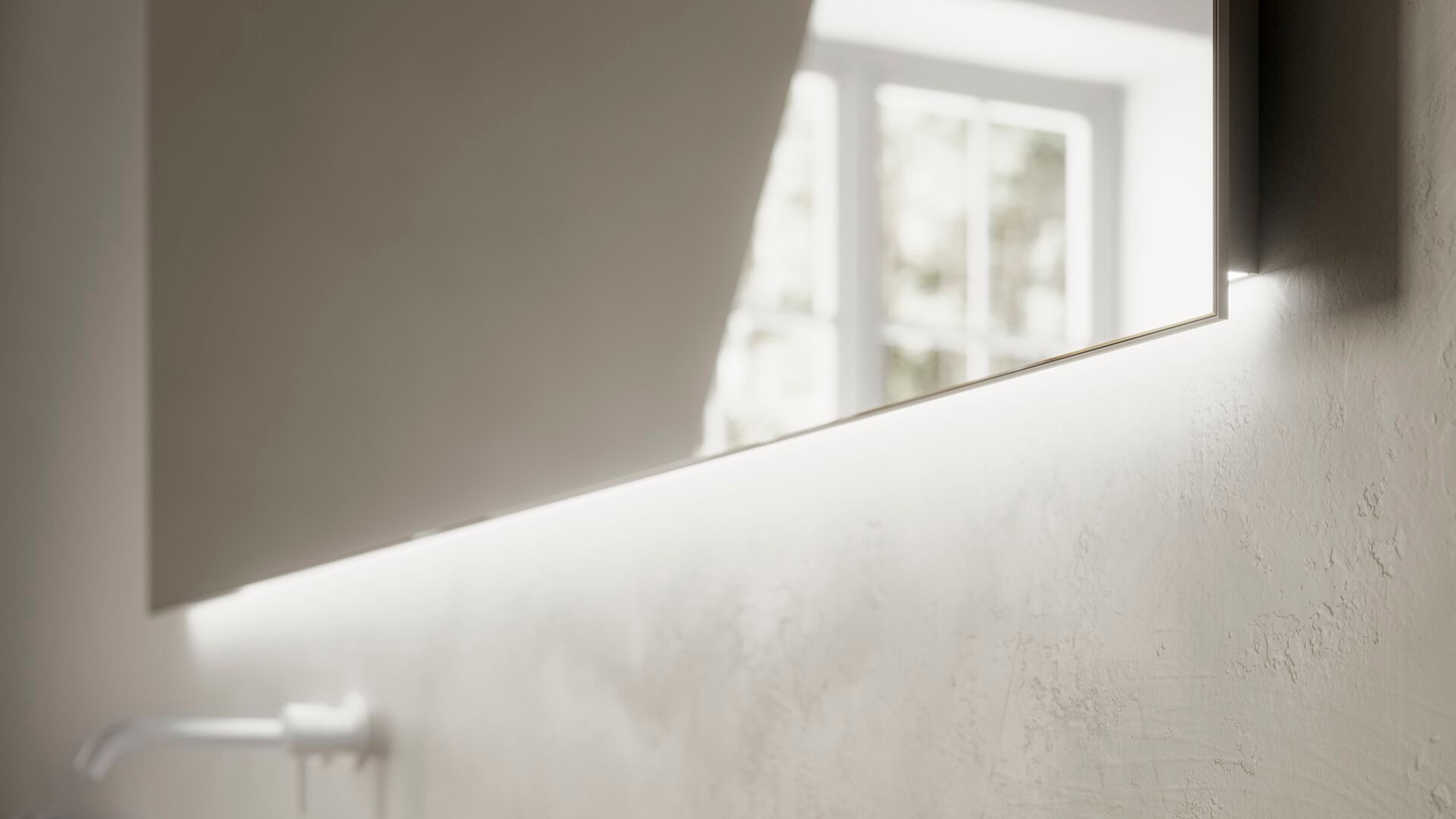 Зеркало для ванной со встроенным освещением INDA® LUSSINO + ARCH-00089775 - Вид №2