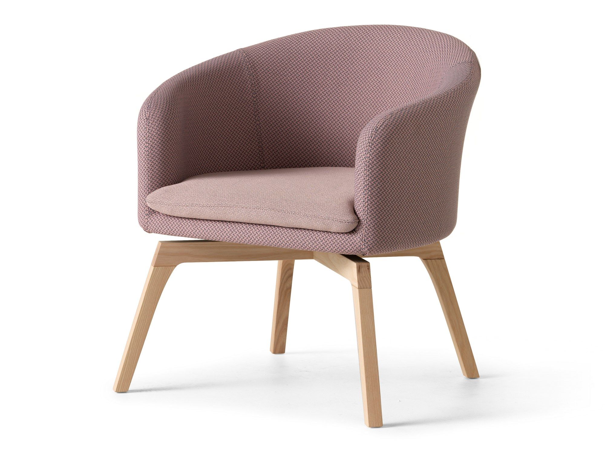 Тканевое кресло с деревянными ножками SITIA DAPHNE ARCH-00060310