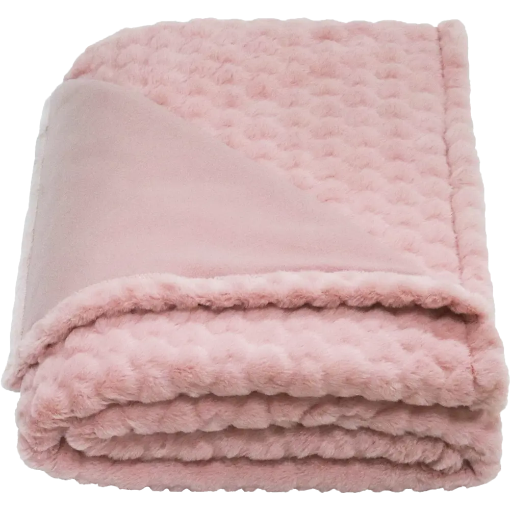 Плед Amore 140x200 см искусственный мех цвет розовый Ardenza STLM-2137427 - Вид №2