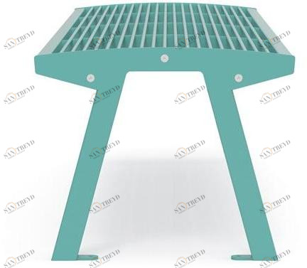 City Design Скамья стальная без спинки Noale Noale p-m
