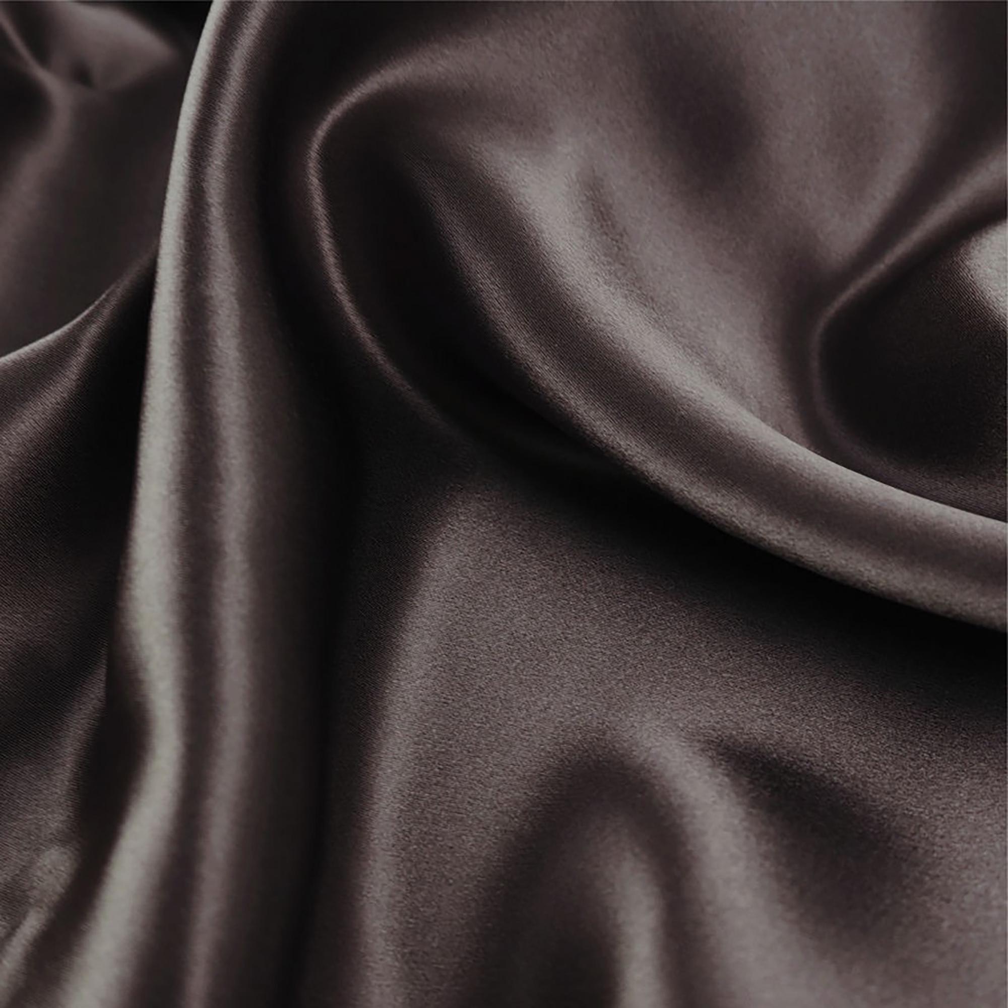 Наволочка princess77chocolate, 70x70 см, шелк, 1шт, цвет темно-коричневый SILK MANUFACTURE 90520689 - Вид №1