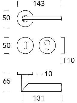 Reguitti Ручка Замак на розе Ixia Aj40mr81635 - Вид №2
