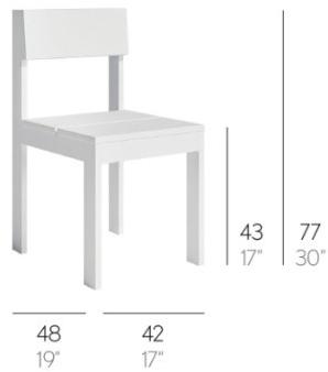 GANDIABLASCO Садовый стул из алюминия Na xemena sun-id-1458317 - Вид №5