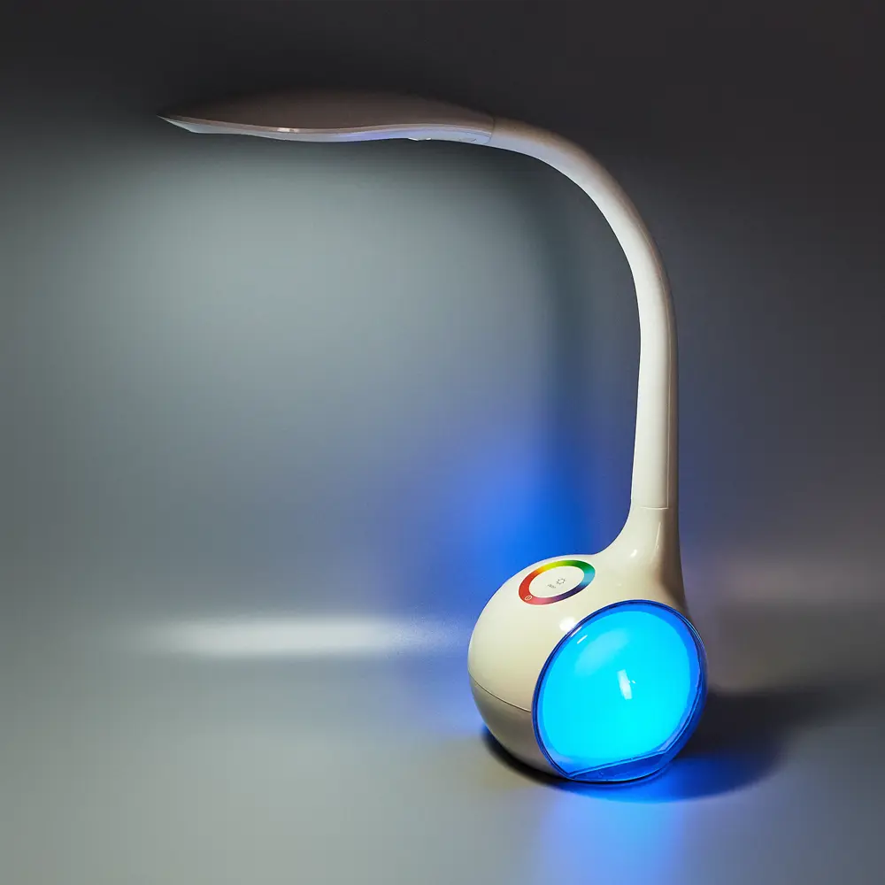 Настольная лампа светодиодная DPNR-LLTLL01-WTE регулируемый RGB свет цвета цвет белый 89372922 STLM-2078174 DIOPRO  - Вид №12
