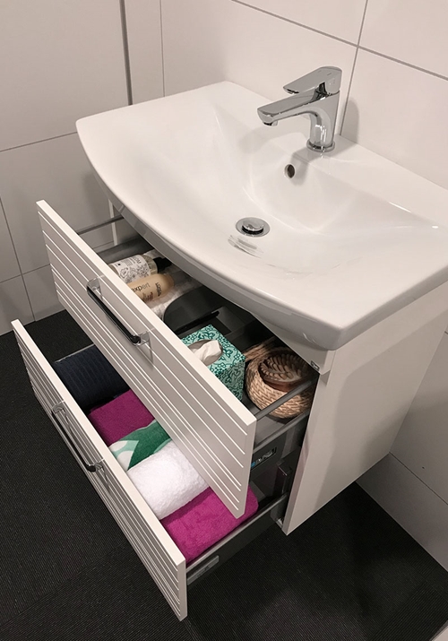 1751420 Life 600 M Шкаф Для Умывальника И Передняя Рама Ящика ... Hafa  Белый  - Вид №2