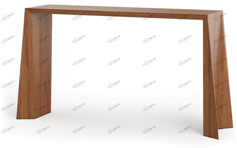 DWFI Прямоугольная консоль из фанерованной древесины  00002472 