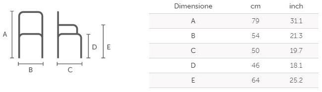 Midj Стул из стали и дерева с подлокотниками Strike sun-id-1377787 - Вид №2