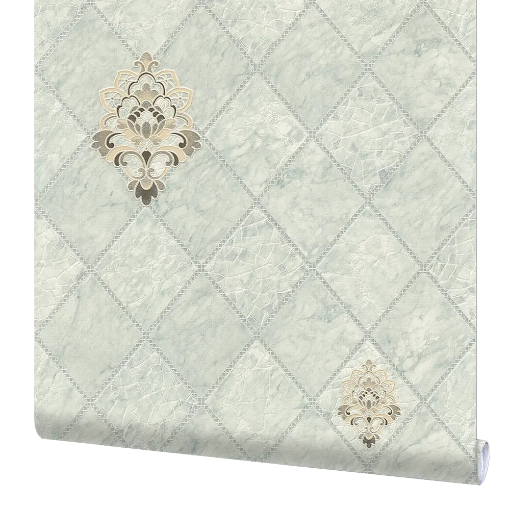 Обои виниловые Плитка зелёные 0.53 м 0217-3 Santreyd STLM-2124410