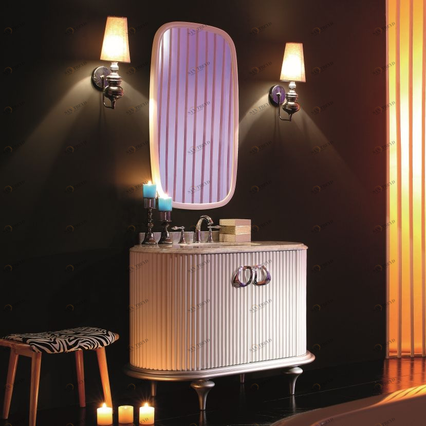 Зеркало RIVOLI 80 арт.TS-RI908-M-W Белый Tessoro TSRI908MW