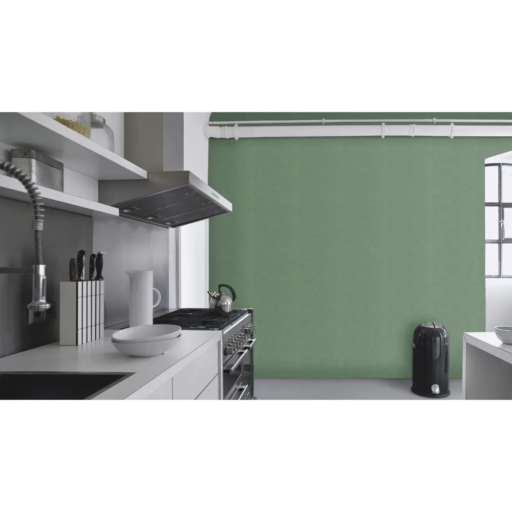 Обои на флизелиновой основе 0.53х10 м однотон цвет зелёный Ra 489736 Rasch Coriander STLM-2115977 - Вид №4