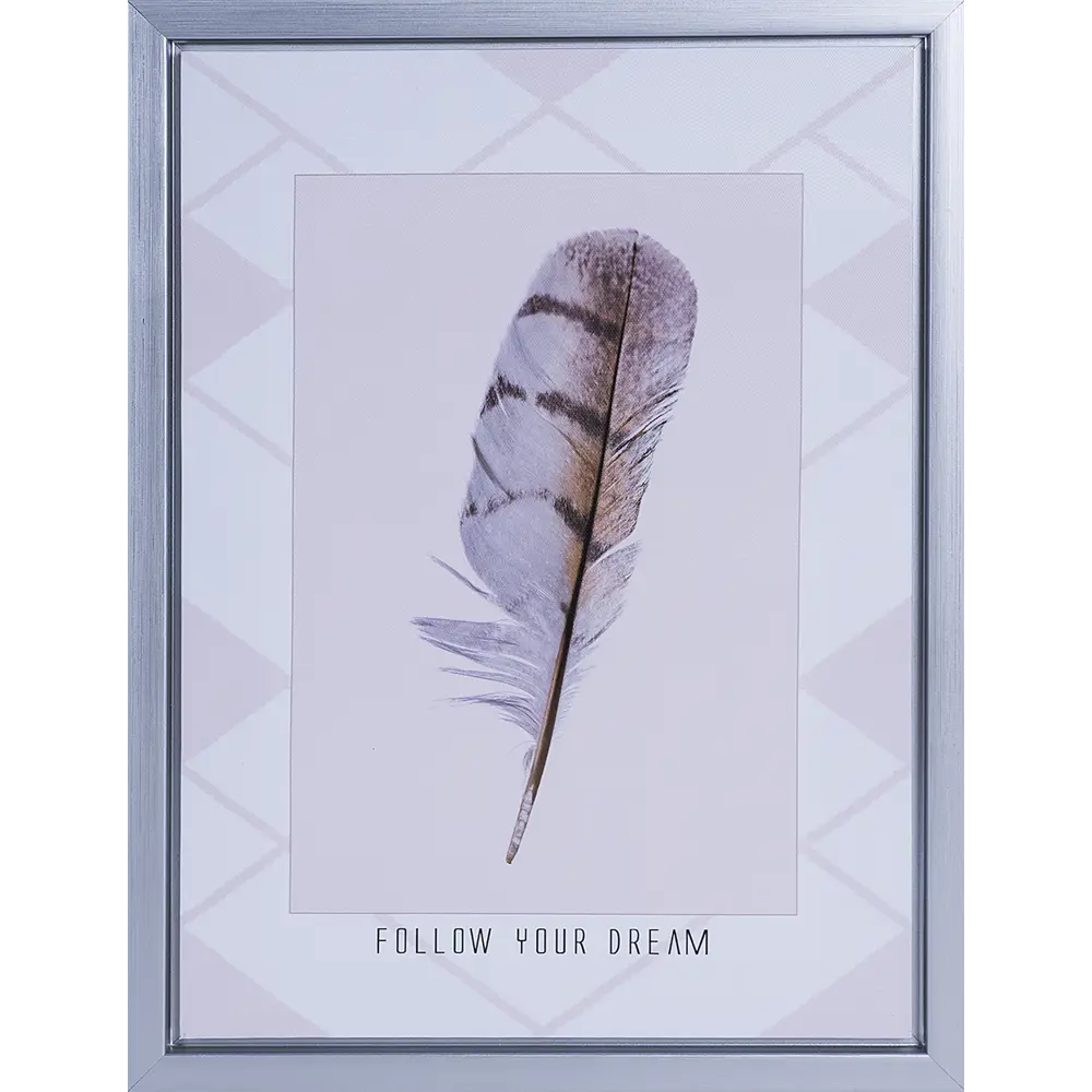 Картина на холсте в раме «Перо» 30х40 см Santreyd STLM-2148735