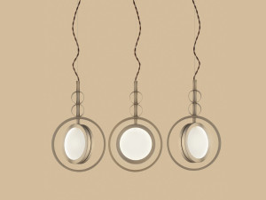 Металлический подвесной светильник