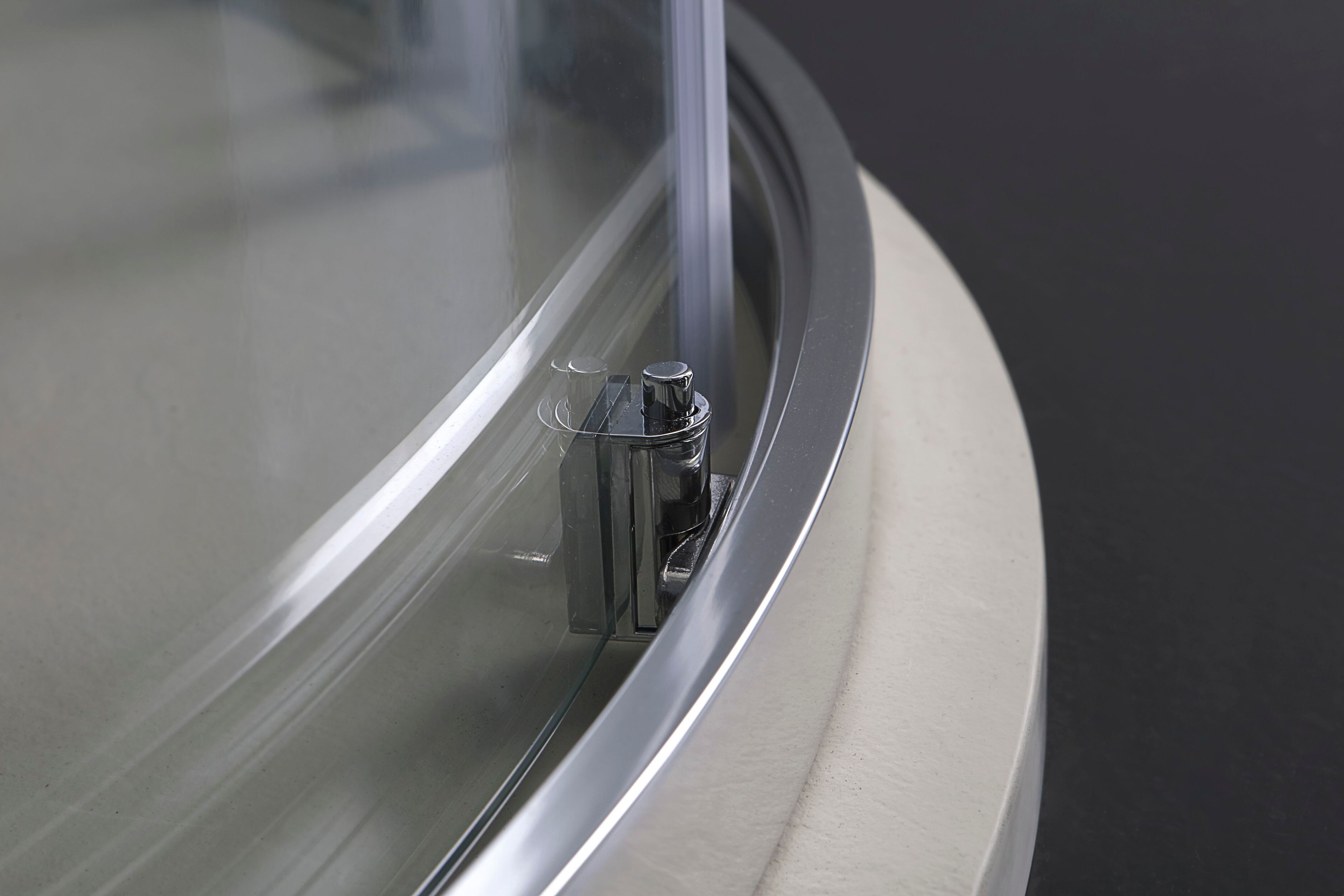 Полукруглая душевая кабина из алюминия и стекла TAMANACO ECO SEM ARCH-00105438