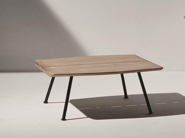 Ethimo Квадратный садовый столик из тика Agave Agtabant0 - Вид №2