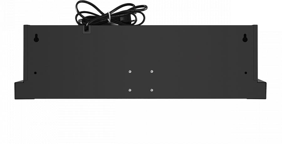 VS LIGHT 60 BLACK Вытяжка vs light 60 черный/ • тип: встраиваемая • цвет: черный • управление: колыбельное • ширина, мм: 600 • полная потребляемая мощность, вт: 140• количество скоростей: 2 • максимальная производительность, м3/ч: 480• диаметр воздуховода Santreyd  - Вид №9