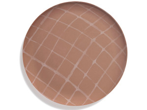 Фарфоровая круглая сервировочная тарелка