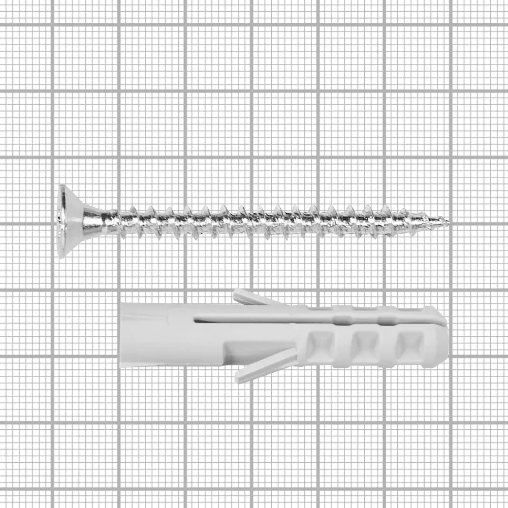 Дюбель распорный нейлоновый Dilwis 10x50мм 4 шт. в комплекте с шурупом STLM-2192036 - Вид №4