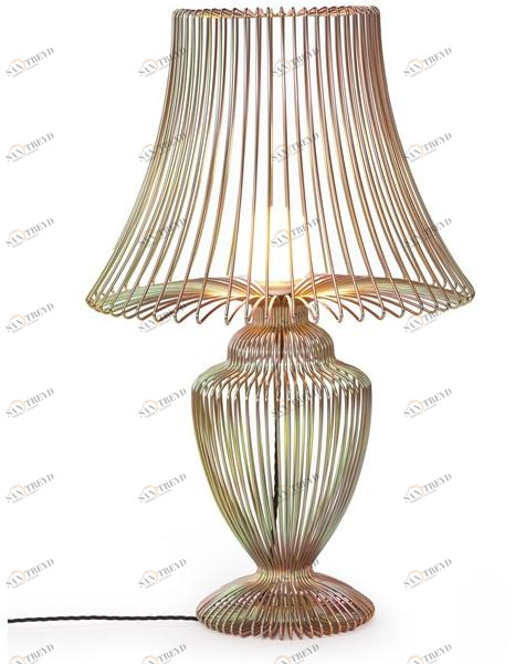 Deadgood Торшер с люминесцентным прямым светом из алюминия Wire Wl1l