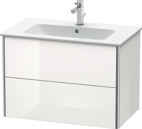 XS417204040 Тумбочка подвесная XSquare #XS4172 810 x 478 мм Черный глянцевый лак Duravit - Вид №2
