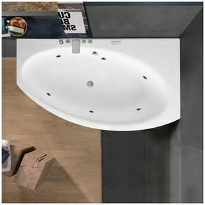 Ванна Gruppo tressee Suri 175 STD-V2757-DX белая с гидромассажем угловая большая правая