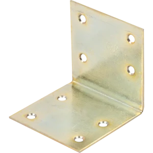 Уголок мебельный KSZ6 60x60x60x1.5 мм желтый цинк 84180764 STLM-2066742