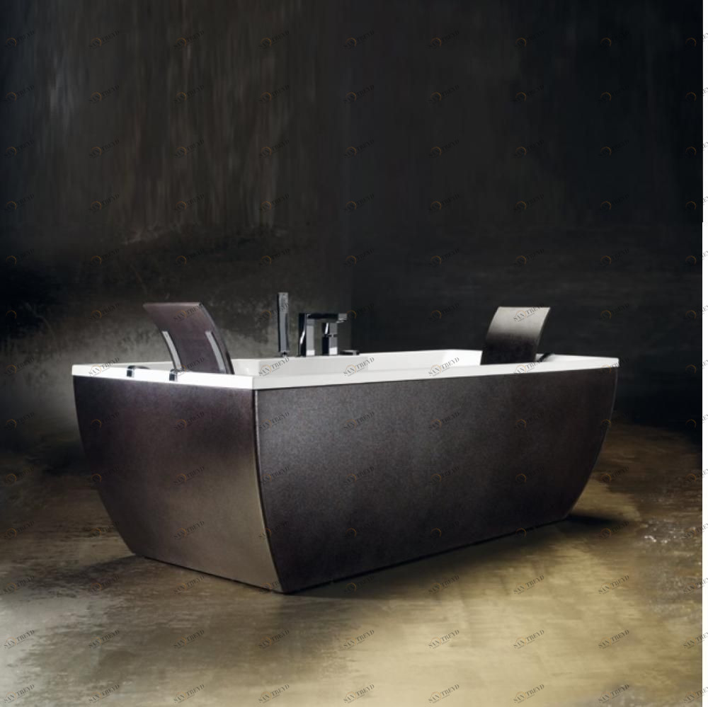 Ванна свободно стоящая Kali Metal Corten 180 см Karolitalia BLUBLEUKALIMETALCORTEN180