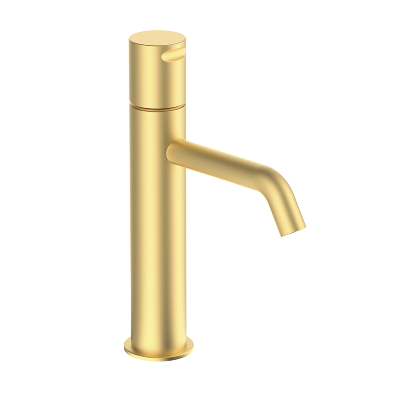 90540907 PREMIUM Матовый Gold XL Умывальник смеситель Матовое Золото GRB MIXERS 