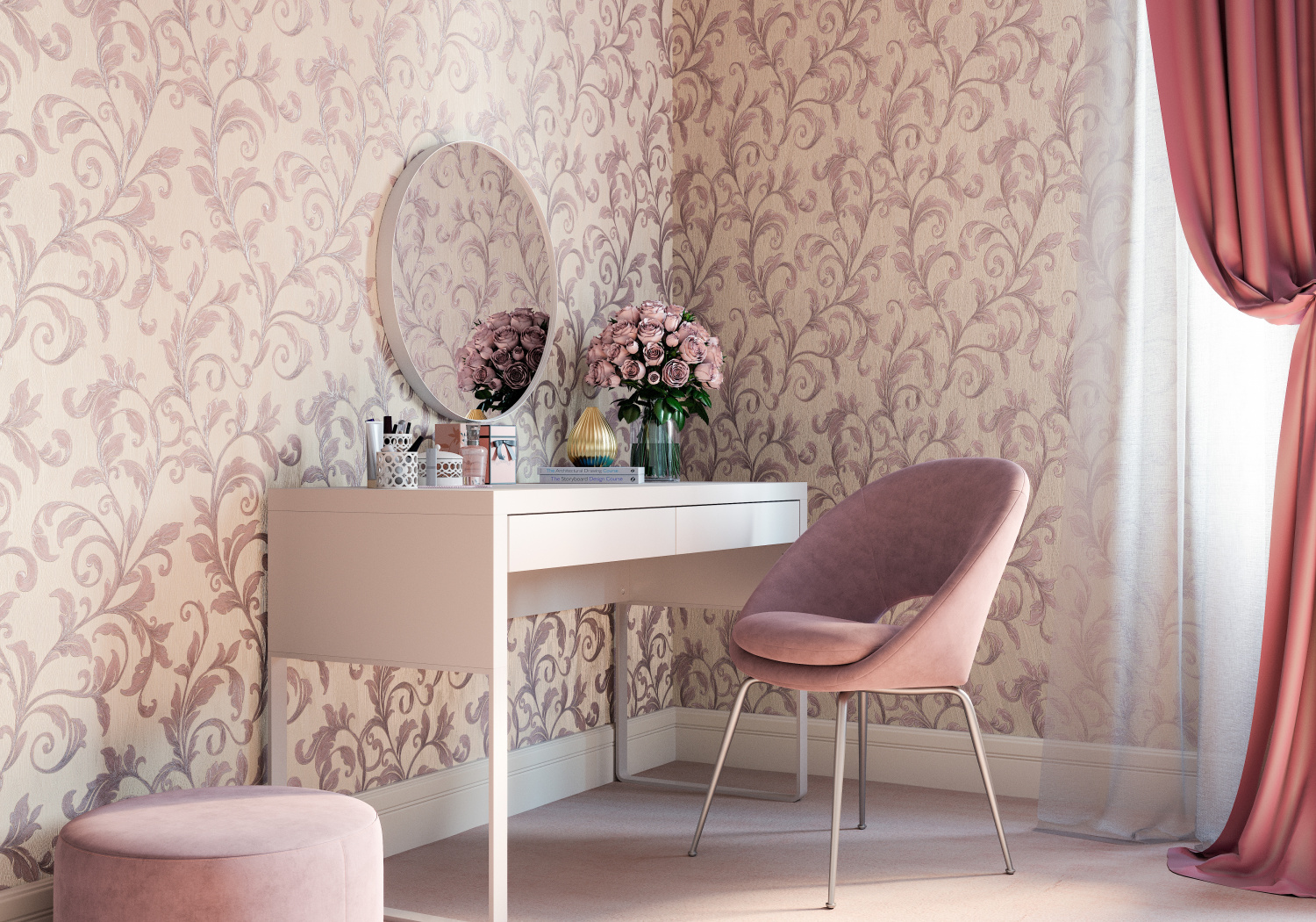 Рулон обоев основа Флизелиновая HC71581-22 Home Color Мин. заказ 6 рулонов HC7158122 - Вид №6