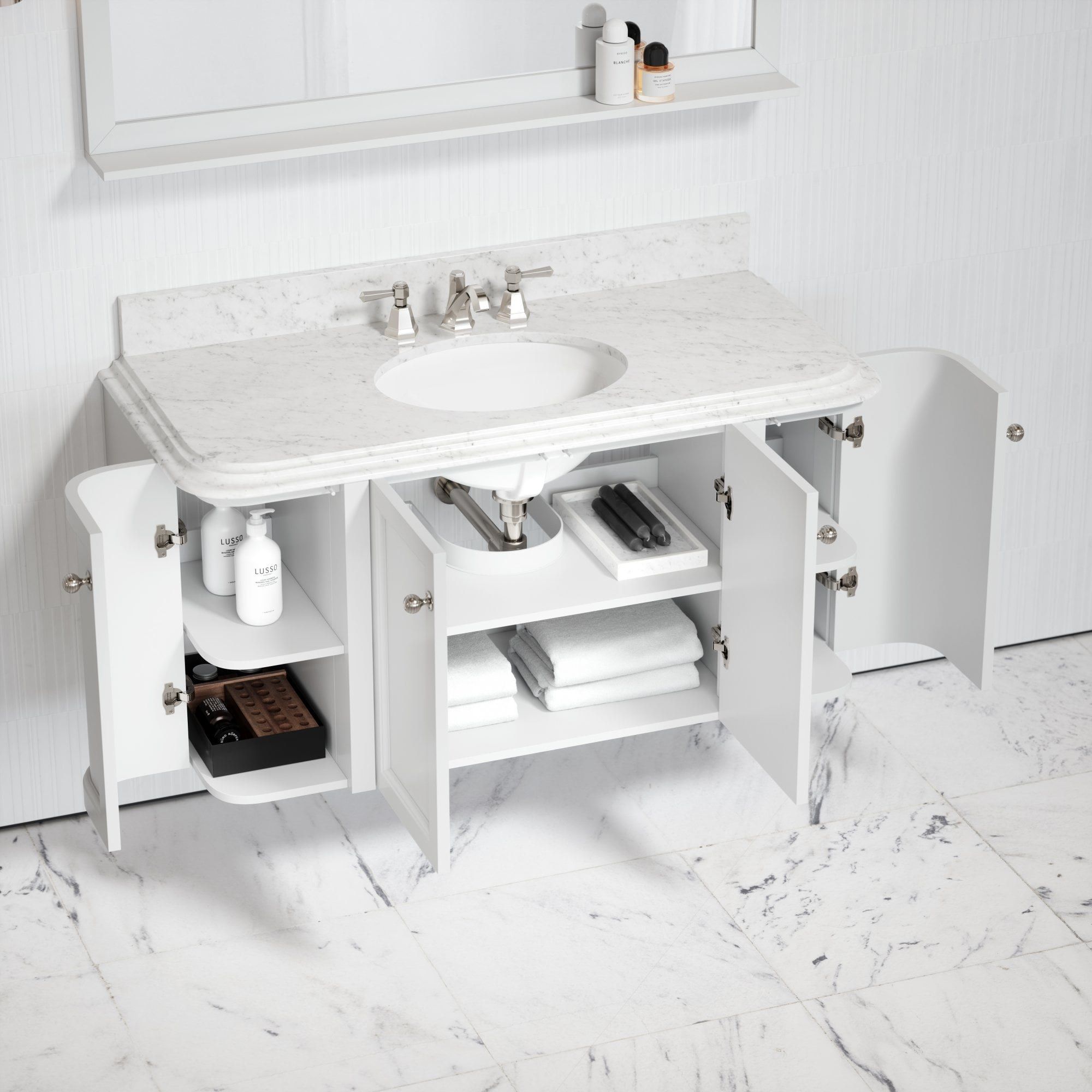 Деревянный подвесной шкаф с одной раковиной с дверцами LUSSO CHARSLEY ARCH-00052715 - Вид №18