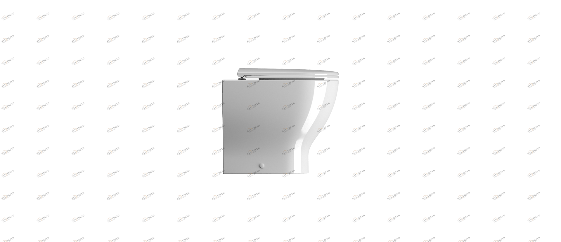 911411 Приставной унитаз напольный Белый GSI ceramica City Италия