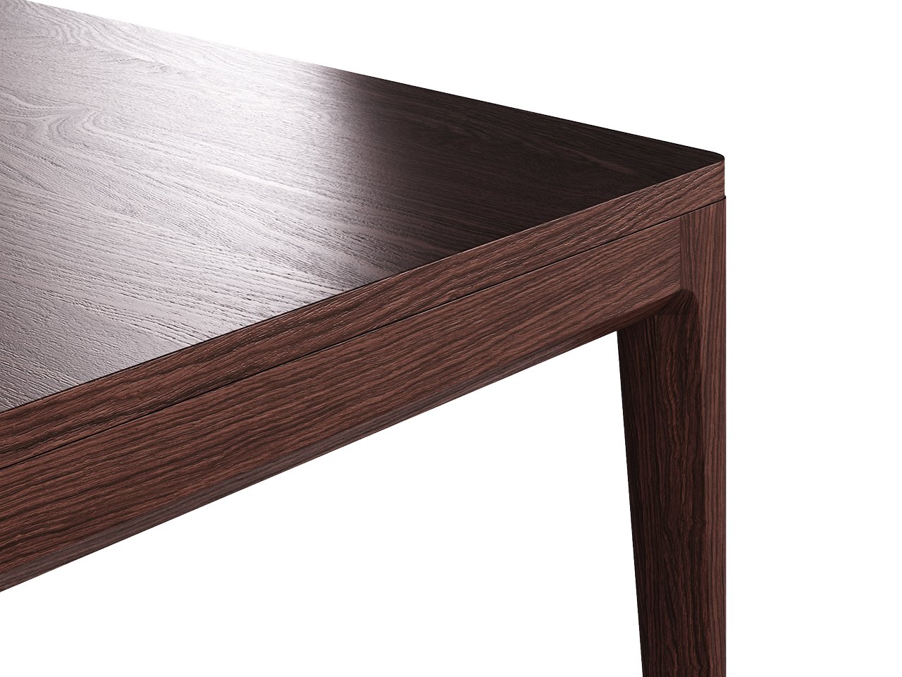 Журнальный столик квадратный 80 см темный дуб Case №2 THE IDEA  210088 Коричневый  - Вид №2