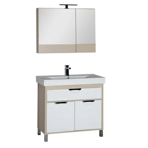 Комплект мебели Aquanet Гретта 90 светлый дуб (камерино)