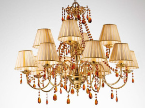 Латунный подвесной светильник