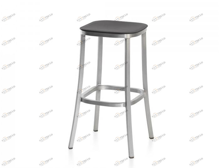 Emeco Табурет высокий полипропиленовый с подставкой для ног 1 inch sun-id-1433544