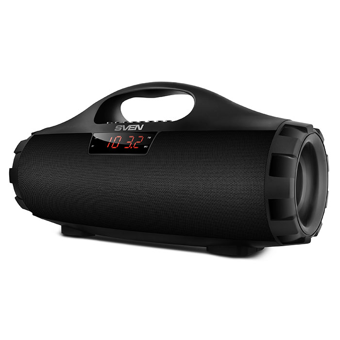 SV-015237 Ас ps-460, черный (18 вт, bluetooth, fm, usb, microsd, led-дисплей, 1800ма*ч) Sven Santreyd  - Вид №1