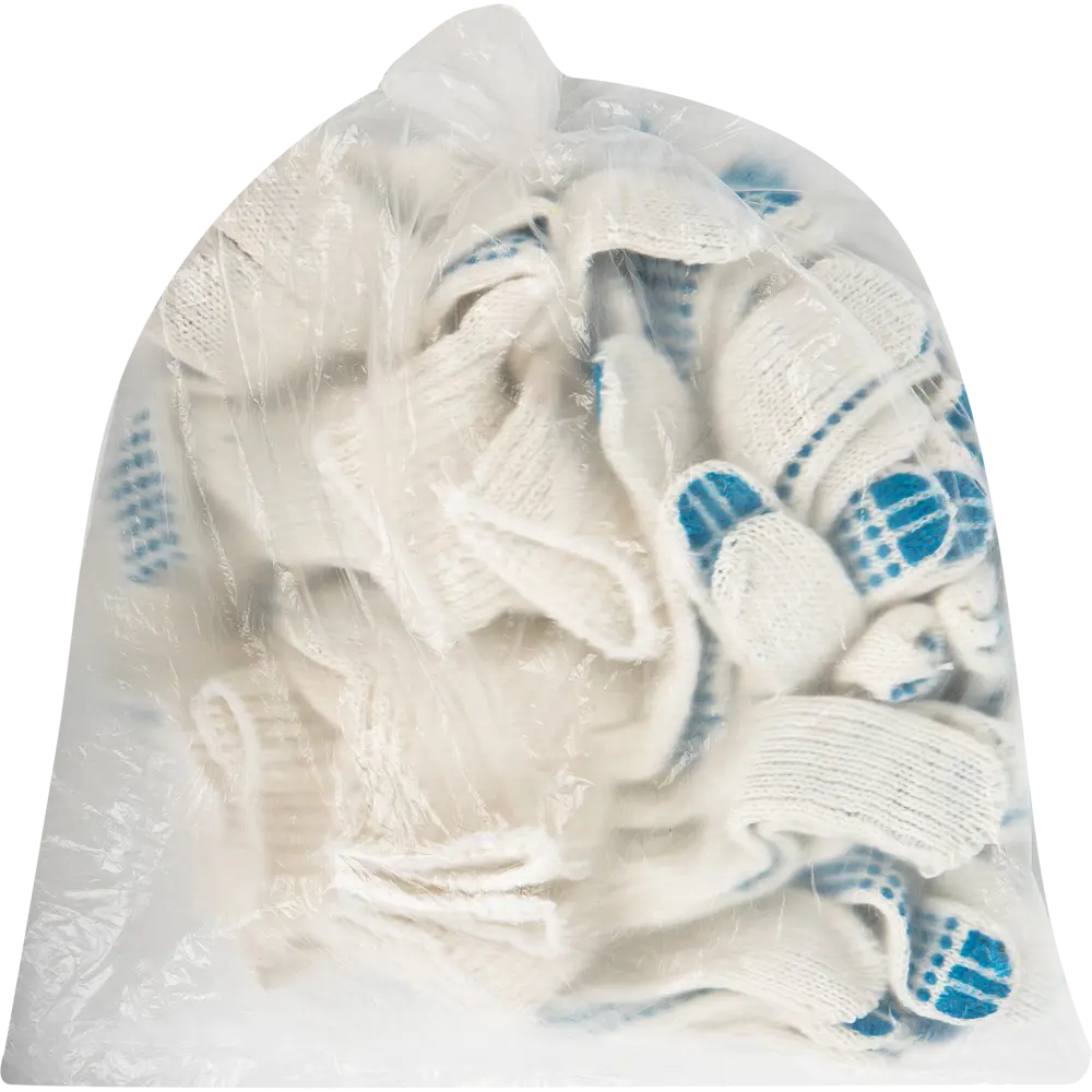 Перчатки трикотажные, ПВХ, 7 класс, упаковка 6 пар Santreyd STLM-2036019 - Вид №2