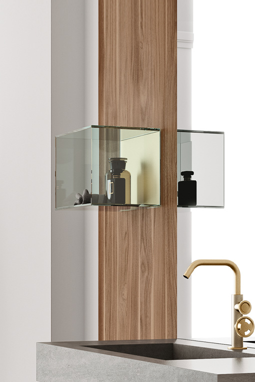 Pensili in metallo Arcombagno Collezione vasche da bango Навесные шкафы и колонки STISR179 - Вид №17