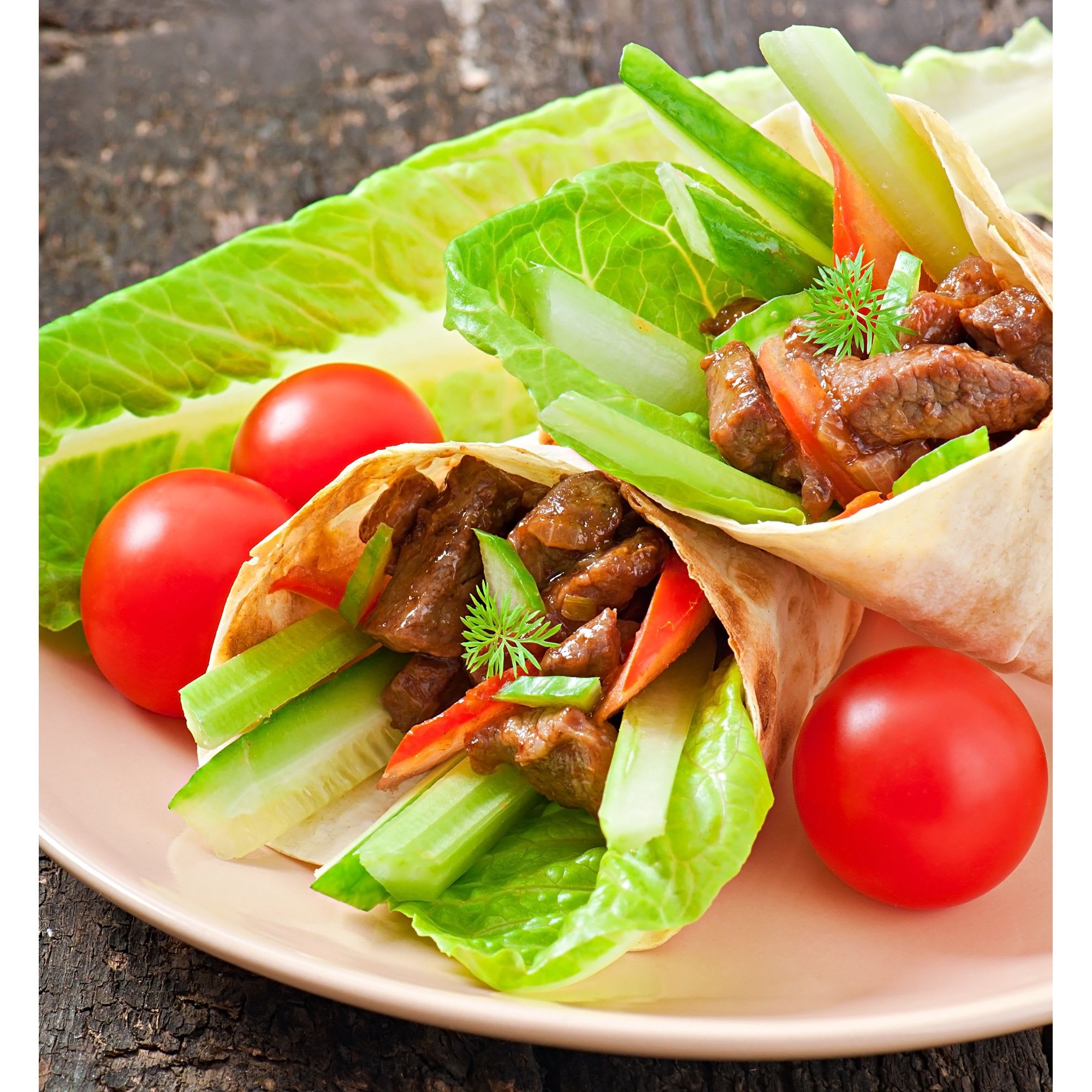 17982063 Картина на холсте «Тортилья на тарелке» 40х40 см Santreyd 