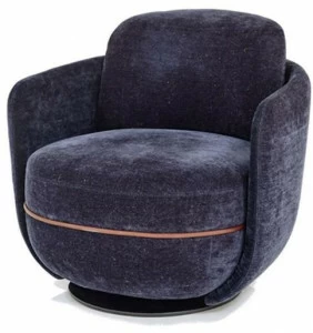 Wittmann Вращающееся кресло из ткани Miles