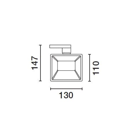 Заливка формы алюминия Сид освещения следа iGuzzini View Opti Linear ARCH-00049853 - Вид №5