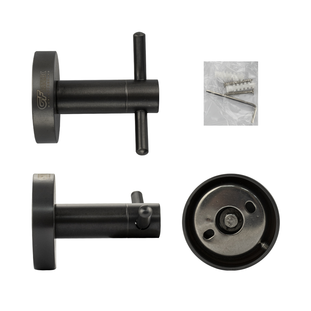 GFmark - Крючок двойной, ГРАФИТ, код: 78114  - Вид №3