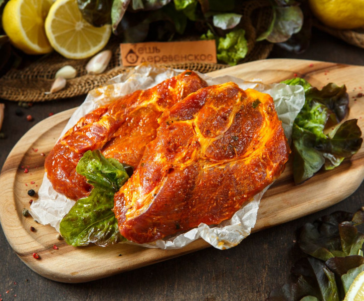 6306 Стейк свиной в цитрусовом маринаде Вкусляндия  - Вид №1