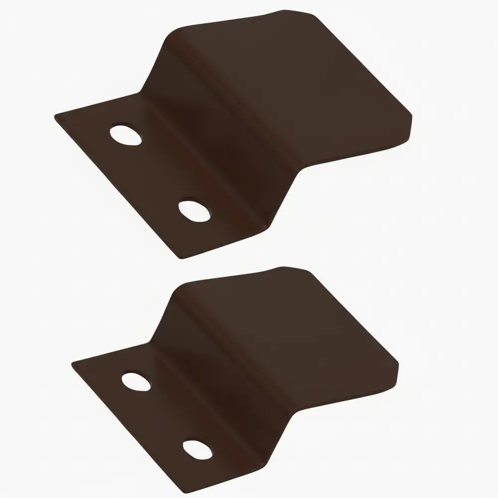 Кронштейн коричневый 120x26x20 мм 4 шт MONLID STLM-2055624 - Вид №1