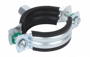 33435216 Крепление для труб  2S Хомуты с вкладышем epdm (M8/10) для стальных, медных, чугунных и пластиковых (многослойных) труб