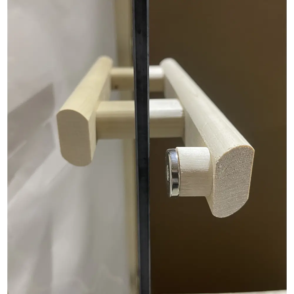 Дверь для сауны с магнитным замком Стандарт стекло 1890x690 мм цвет графит матовый Santreyd STLM-2191928 - Вид №1