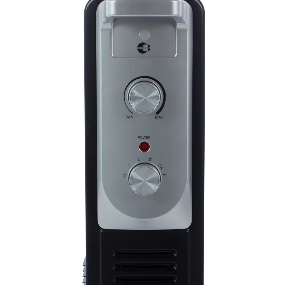 Обогреватель масляный Equation с механическим термостатом, 2900 Вт, 11 секций, цвет черный STLM-2009514 - Вид №2