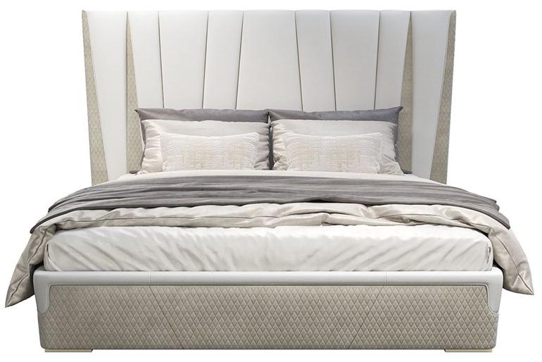 Capital Collection Двуспальная кровать из ткани с мягким изголовьем Majestic sun-id-1444968 - Вид №2