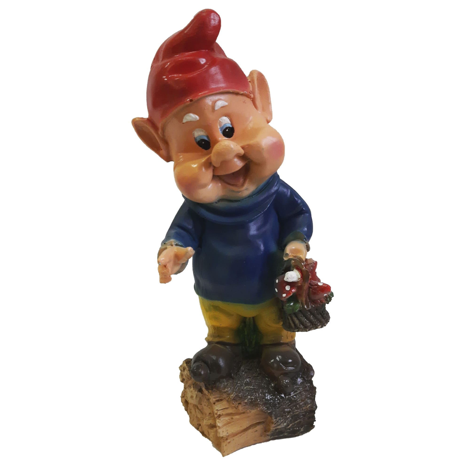 84549161 Фигура садовая «Гном малый с корзинкой» высота 33 см Santreyd 